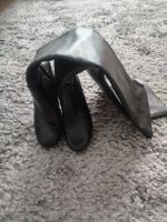 Bottes hautes Aquazzura cuir noir taille 38 