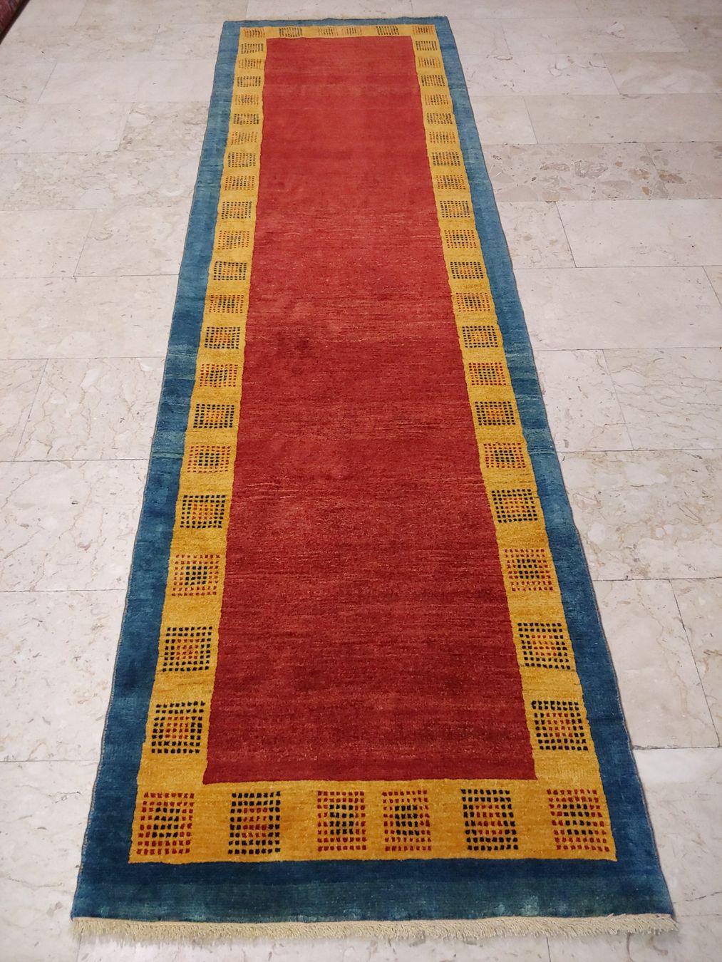 Gabbeh Tappeti: Wunderschöner Gabbeh Loribaft 295 x 80 Nomaden Teppich – Nuovo (secondo la descrizione) da Chiasso venduto da Orientart 4