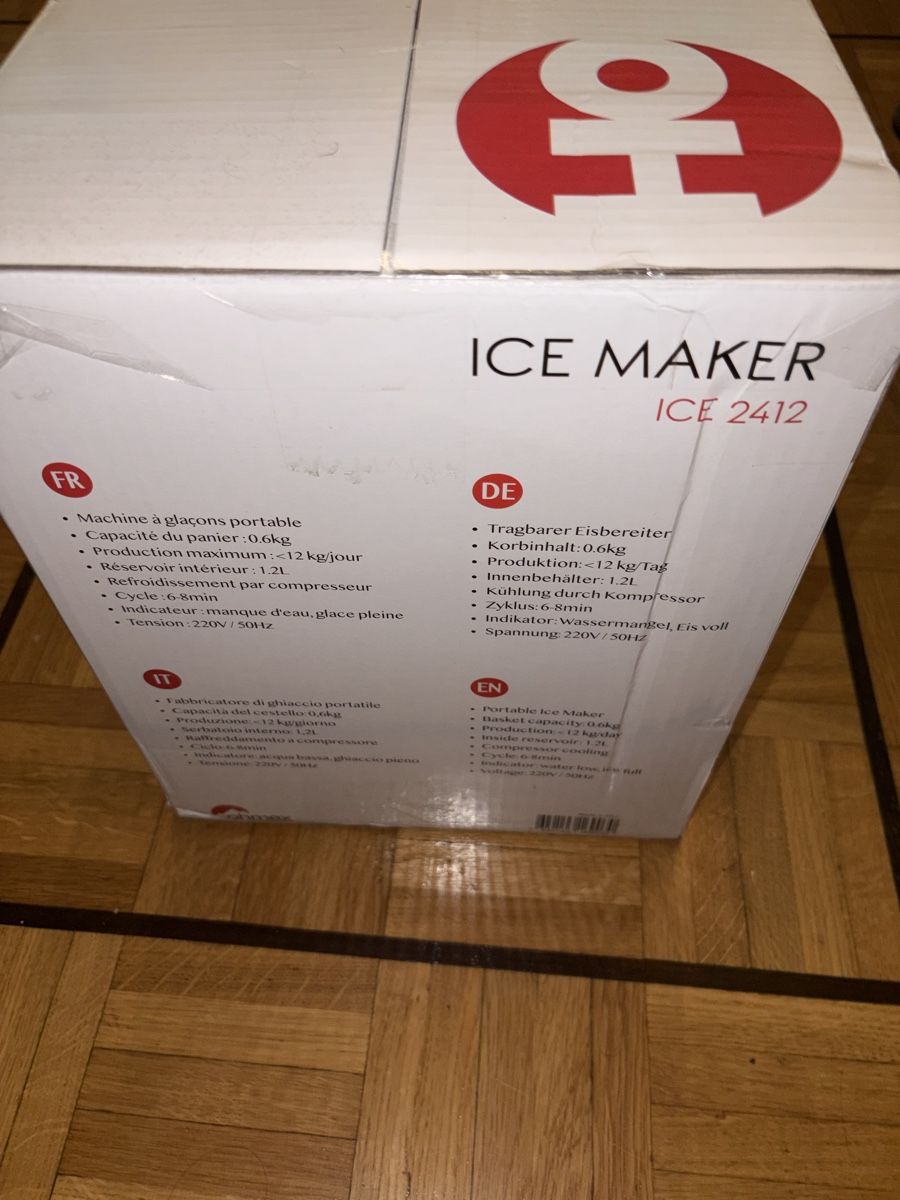 Ohmex Elettrodomestici da cucina: OhMEX ICE MAKER ICE 2412 Portable new – Nuovo e nell'imballaggio originale da Genève venduto da jul_2fzv 3