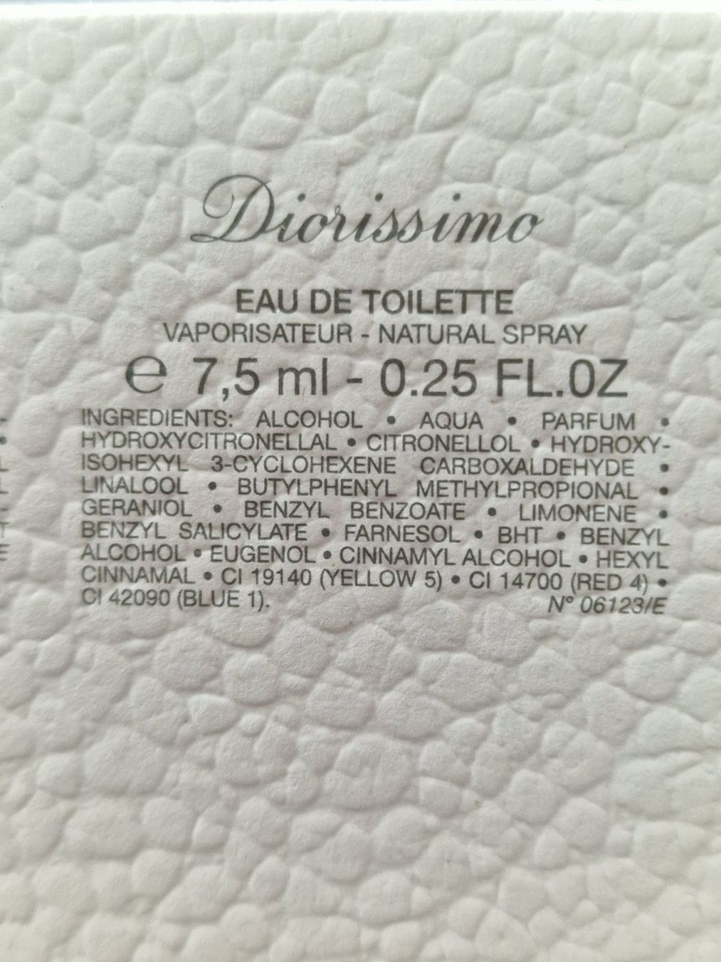 Dior Parfum & Eau de Toilette: Dior Diorissimo edt 7,5 ml – Neu (gemäss Beschreibung) aus Mauren von Cthulchu 1