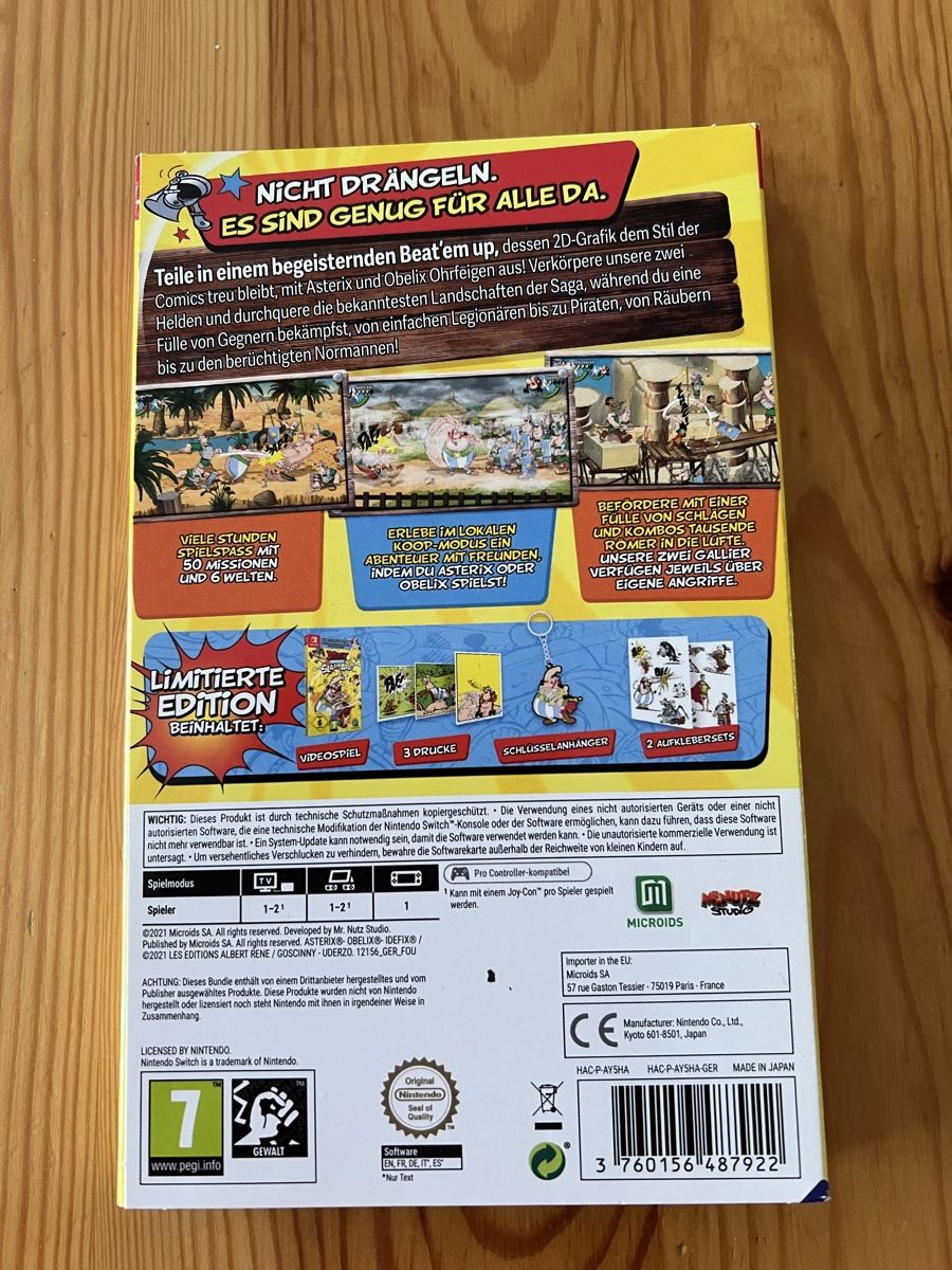 Nintendo Giochi: Asterix & Obelix: Slap them All! Collectors Edition Switch – Nuovo (secondo la descrizione) da Basel venduto da veralt 8
