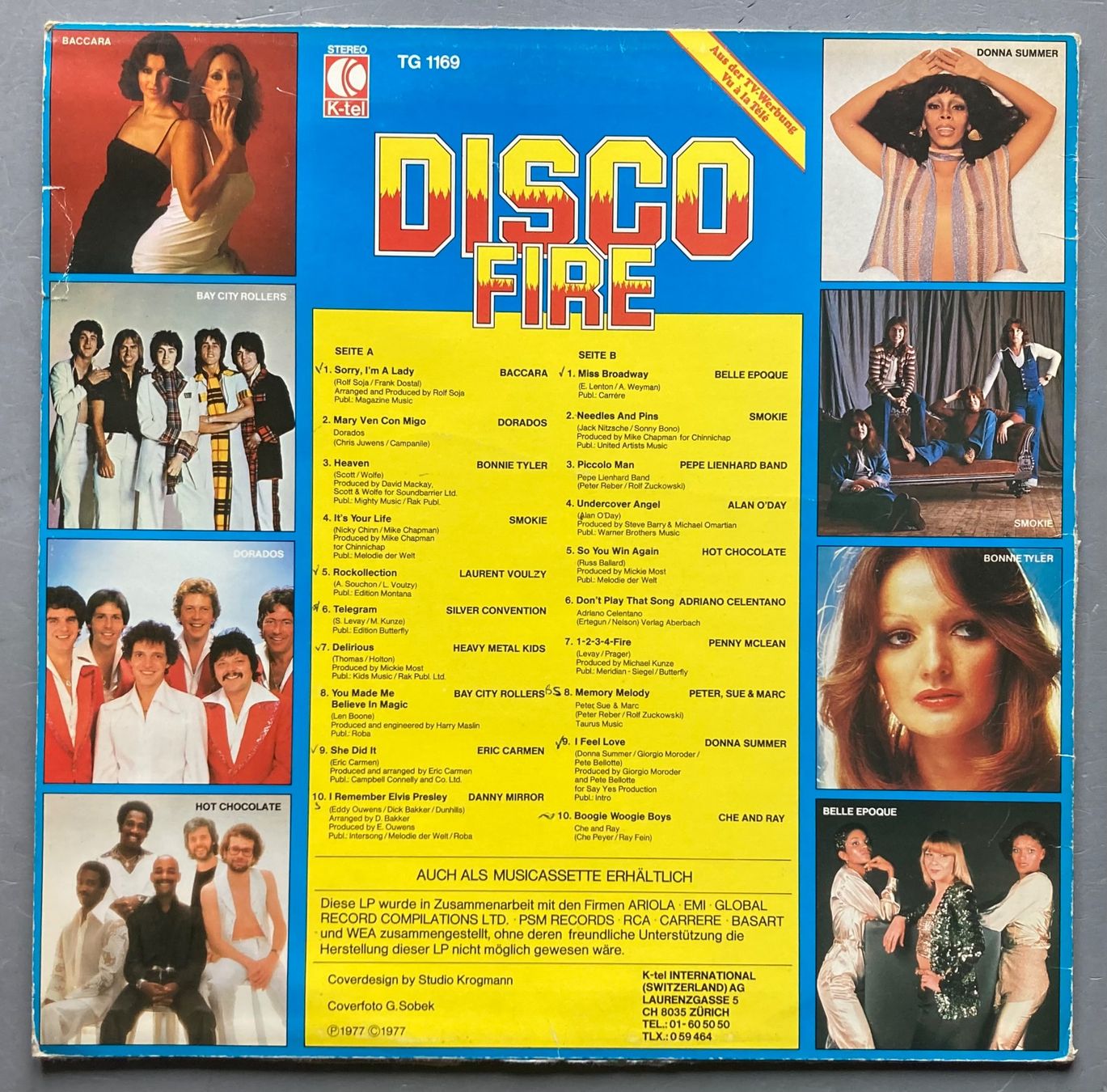 Dischi in vinile: DIVERS ARTISTES / SMOKIE / DONNA SUMMER - DISCO FIRE – Usato da Poliez-Pittet venduto da Newtown-Records 1
