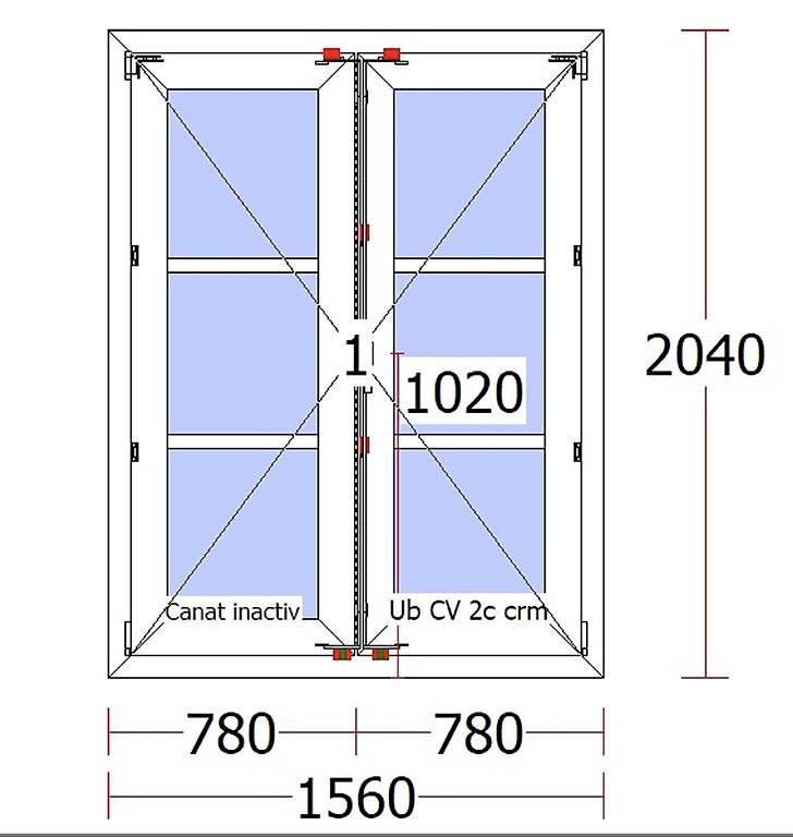 Fenster: VEKA Kunststoff Fenster 1560x2040 – Gebraucht aus Herdern von Bettina_st 1