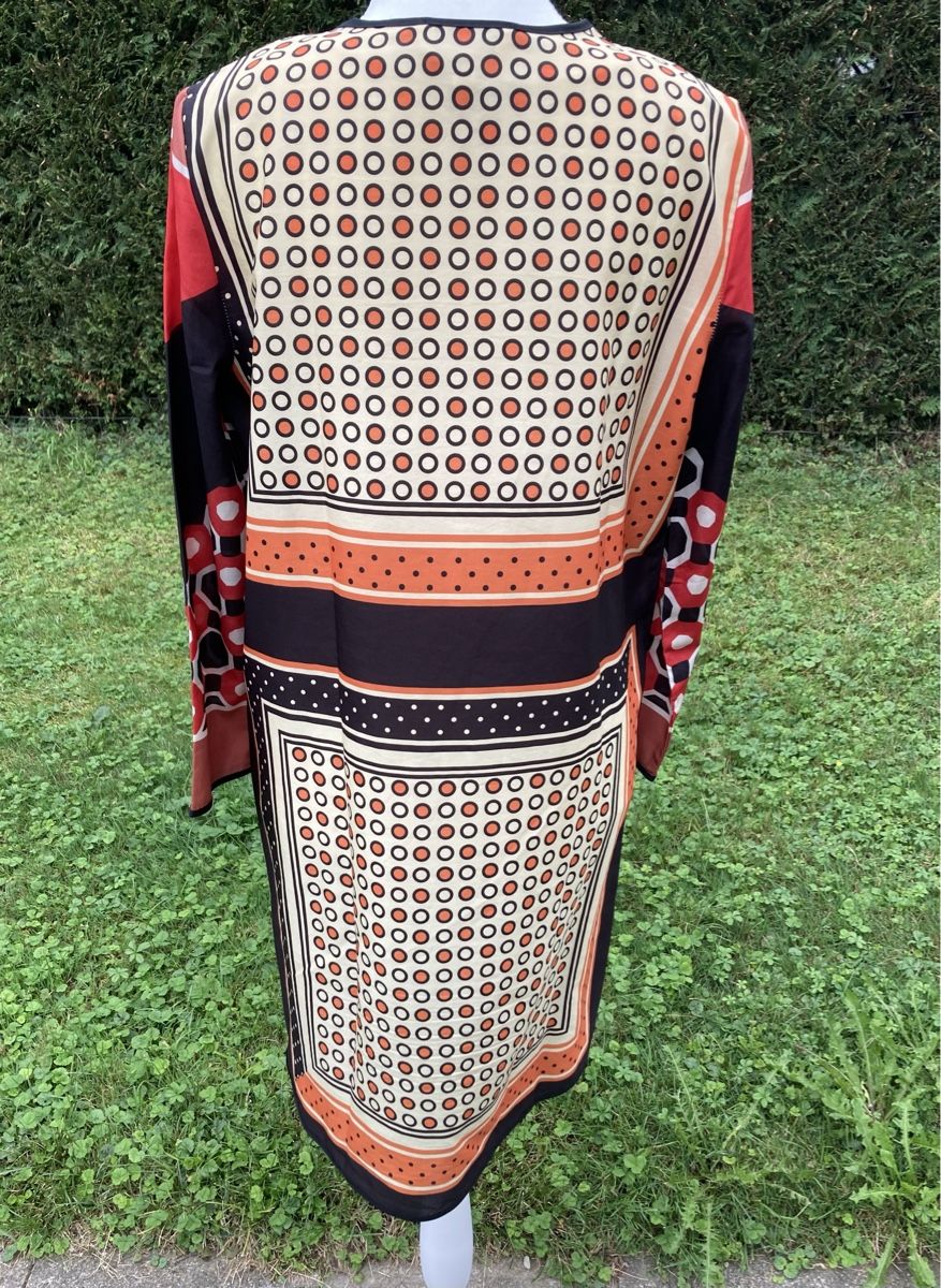 Vestiti: Retro Kleid bunt Punkte 100% Seide Grösse S/M – Usato da Thalwil venduto da helvetaki 2