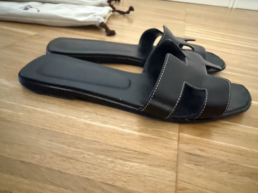 Scarpe da donna: Hermes ORAN Schwarz – Usato da Menzingen venduto da ath_2byd 4