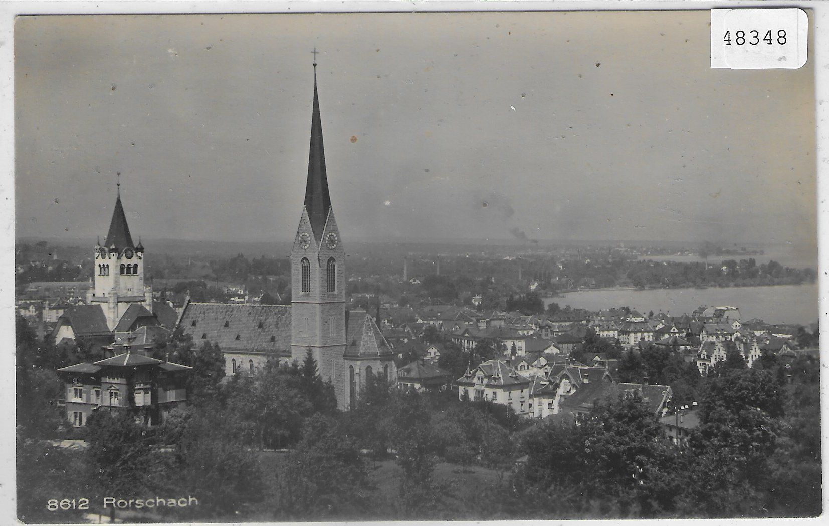 Cartoline postali: Rorschach - Generalansicht – Usato da Ettingen venduto da Kartenplanet