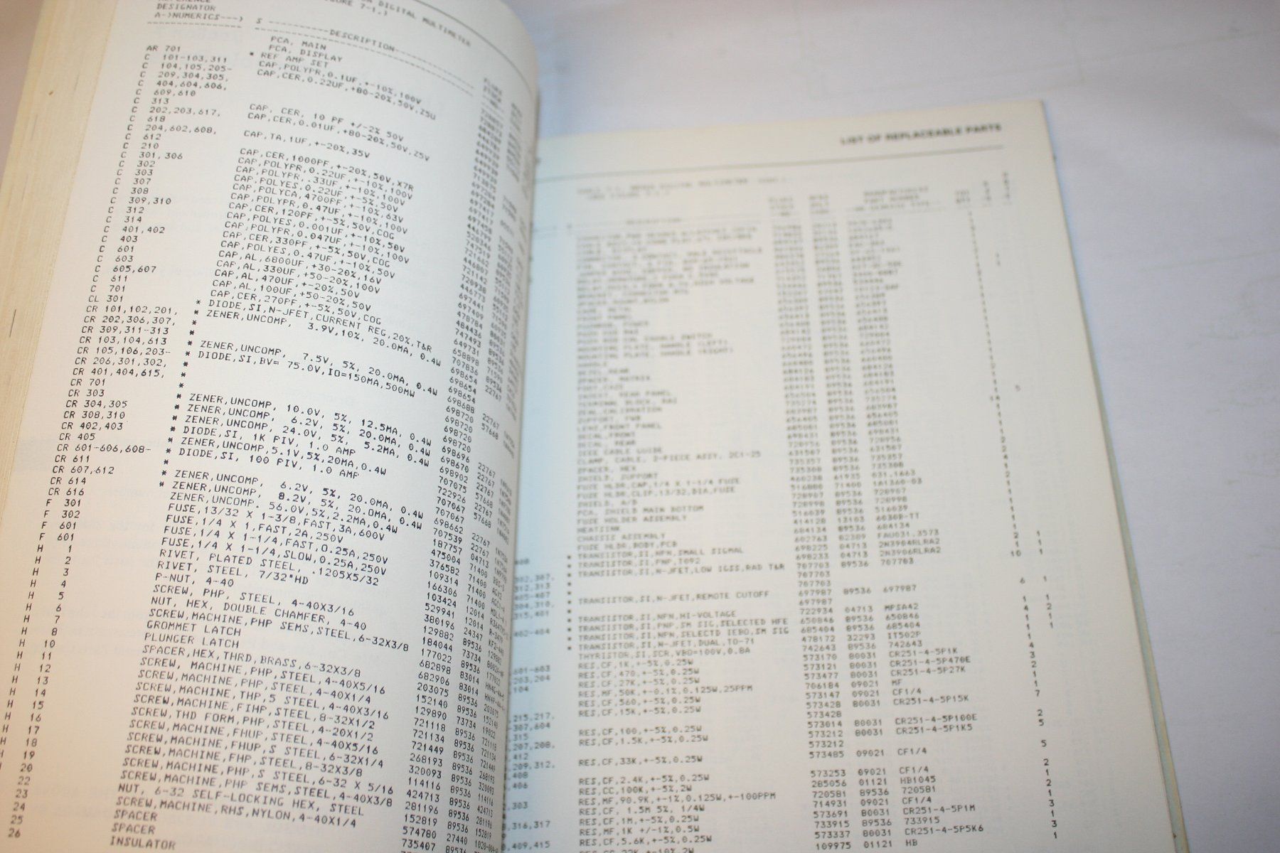 Libri: Instruction Manual zu Fluke 8840A Multimeter, mit Schema etc – Usato da Hinwil venduto da ilon13 2