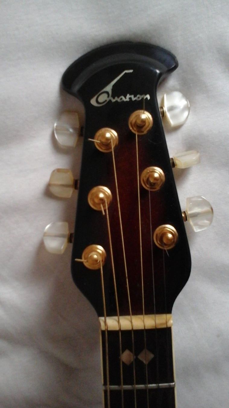 Ovation Strumenti musicali: Ovation Custom Legend 1869 Super Shallow Cutaway – Usato da Gretzenbach venduto da HorstV 4