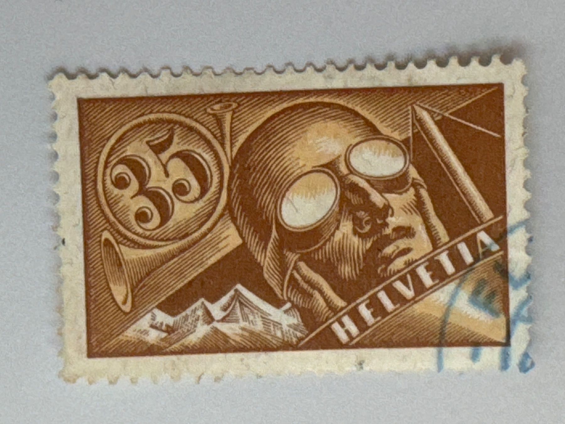 Tutti i francobolli: 1923 Flugpost ZNr. F6, gestempelt – Usato da Küssnacht am Rigi venduto da SUOMIMASTER