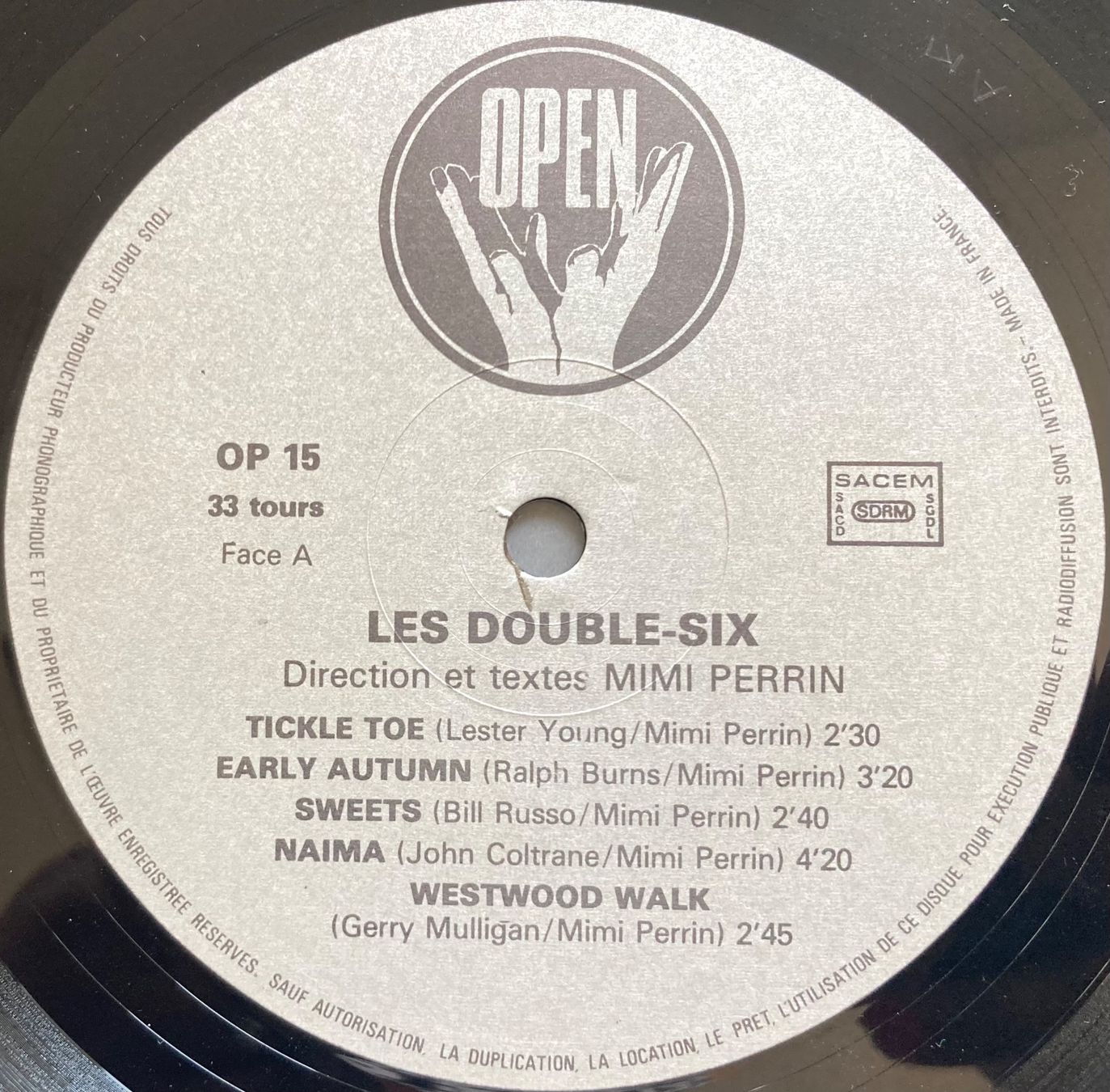 Schallplatten: LES DOUBLE SIX - LES DOUBLE SIX – Gebraucht aus Poliez-Pittet von Newtown-Records 2