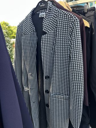 JDY Übergangs Jacke, XS, Schwarz-Weiss