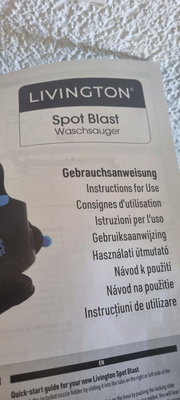 Alle Maschinen: SPOT BLAST – POLSTERREINIGER – Gebraucht aus Derendingen von Rider3 1