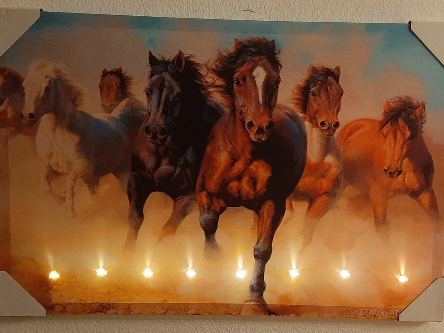 Poster & Bilder: The Horses LED Kunstbild gross / Pferde – Neu und originalverpackt aus Kilchberg ZH von ruedi34 4