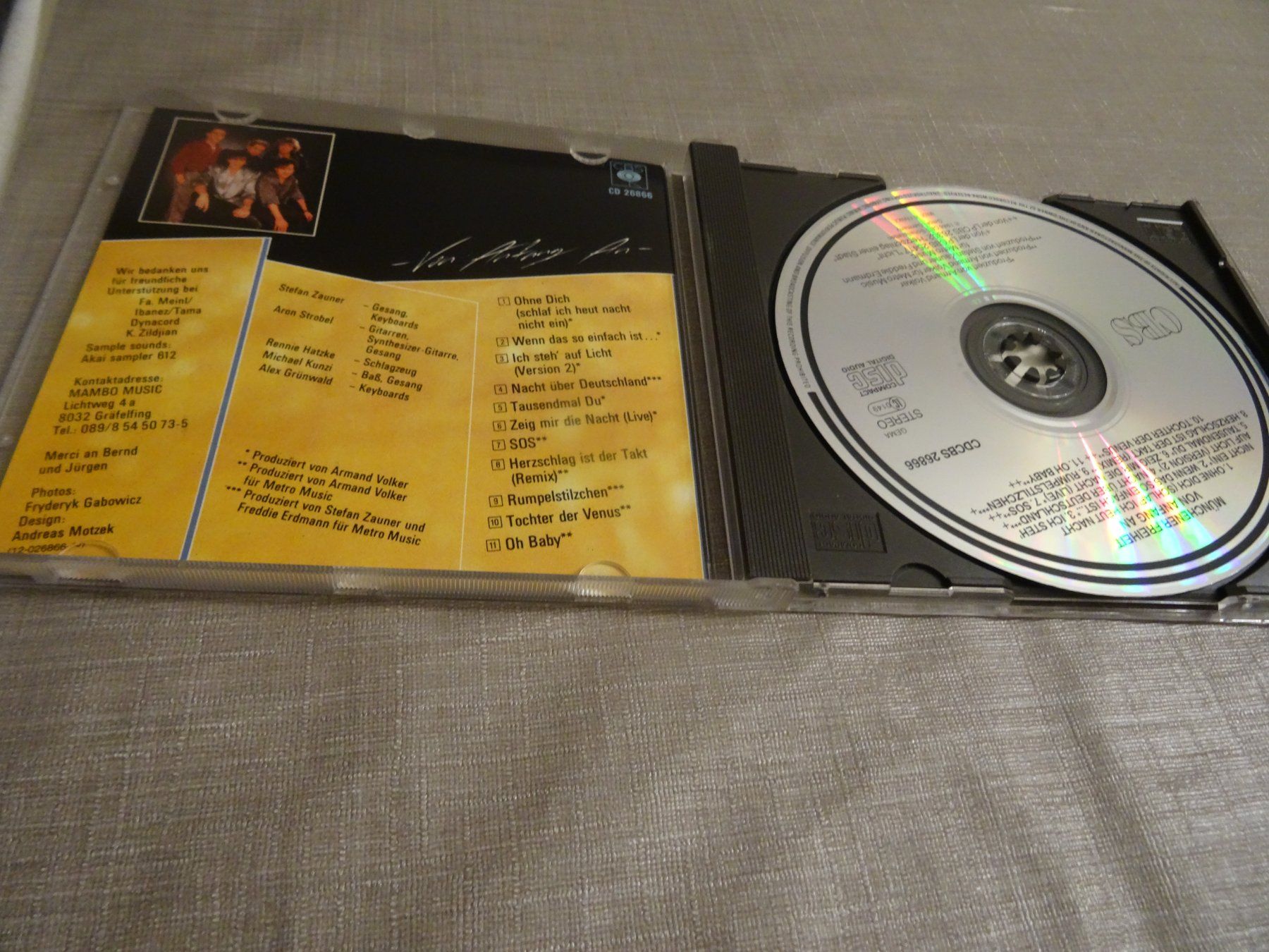 CD: Münchener Freiheit CD – Usato da Olten venduto da Disc-Ausverkauf 1