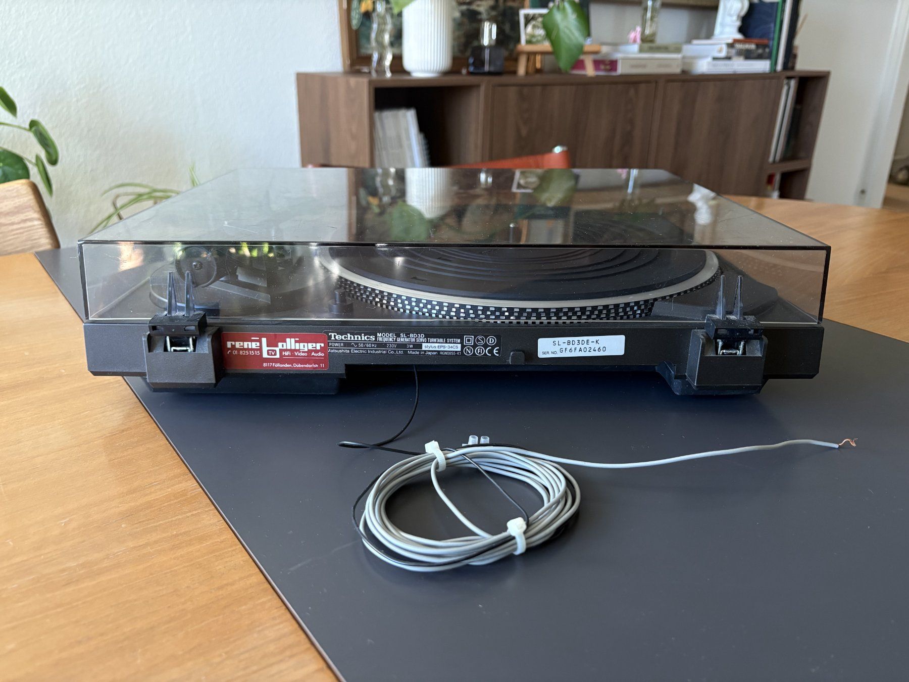 Technics Giradischi: Plattenspieler Technics SL-BD3D mit Platten – Usato da Uster venduto da Monsterrra 2