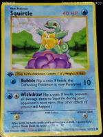 Pokemon Squirtle 1. Edition Basis Set 