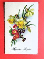 Carte postale, CP, Joyeuses Pâques 14 x 9 cm, 1928