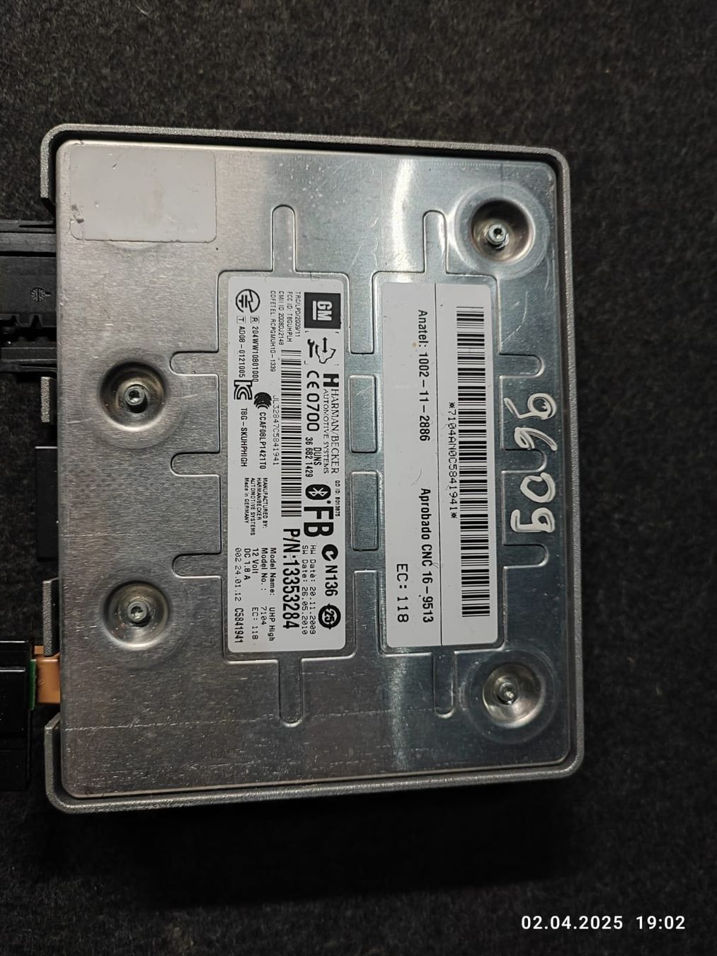 Chevrolet Tutti pezzi di ricambio auto: Chevrolet Malibu Bluetooth Module – Usato da Zürich venduto da Seyhan76