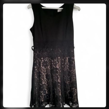 Black lace midi dress #darkromance