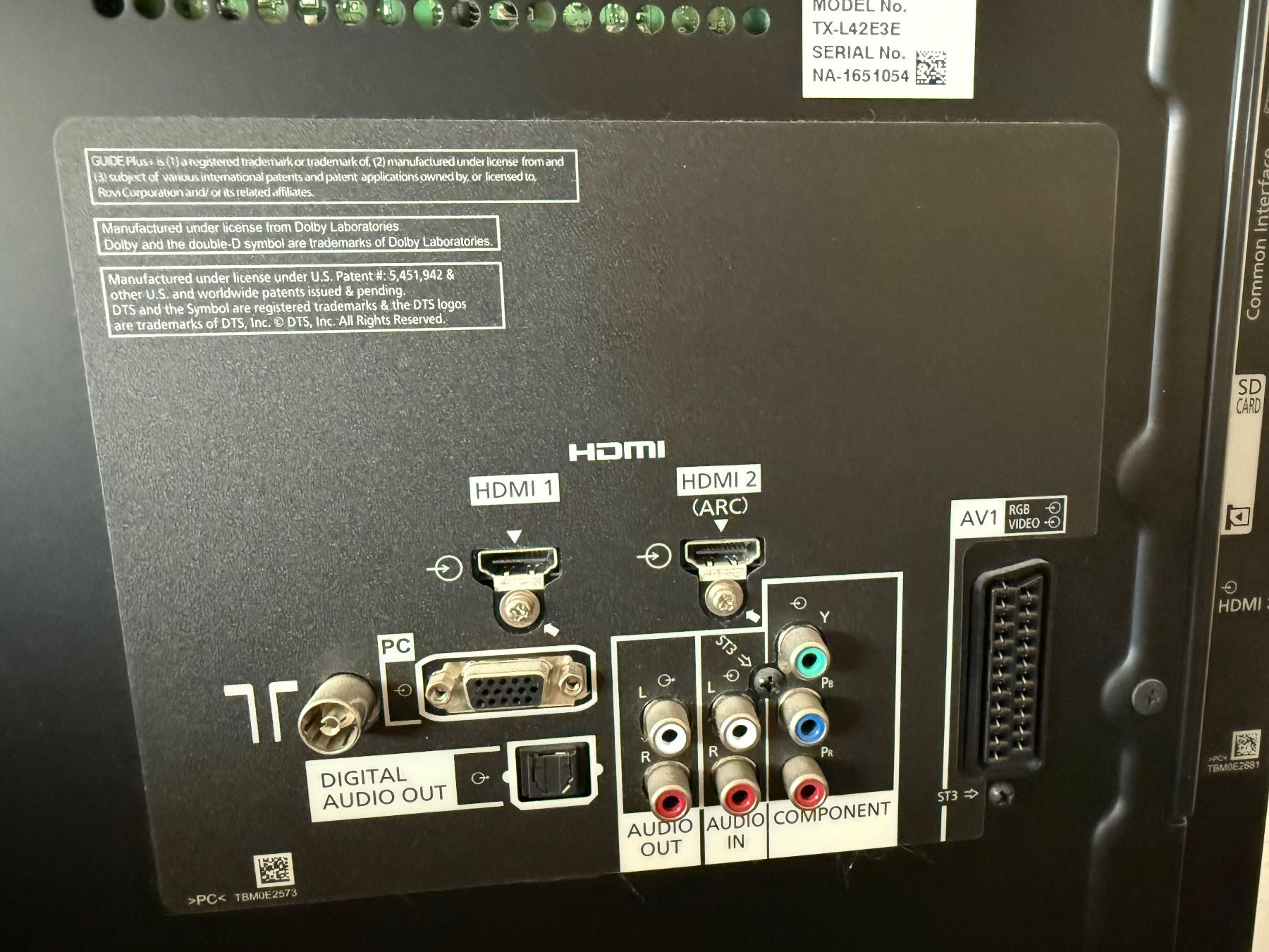 Panasonic Televisori: Fernseher Panasonic TX-L42E3E – Usato da Oensingen venduto da ukeller74 4