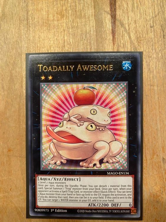 Yugioh Toadally Awesome - Rare 1.Edition (Neu (gemäss Beschreibung)) in ...