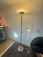 Stehlampe Metall, LED mit Leselicht neuwertig.