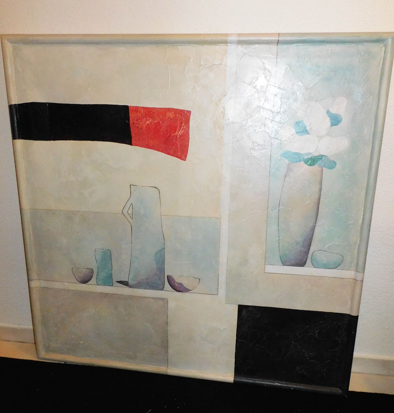 Dipinti: Kunst Gemälde gr Ölgemälde   106 cm x 104 – Usato da Sursee venduto da 76