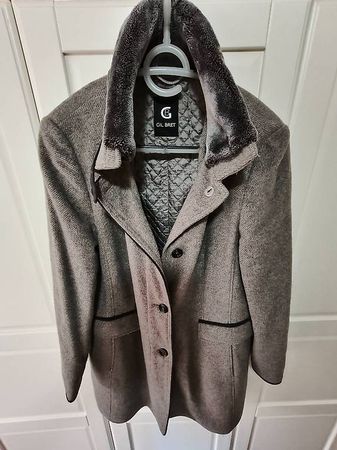 Wollmantel von Gil Bret, Grösse 44, grau
