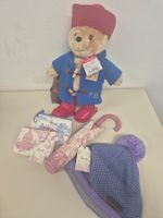 Paddington Bear Plüschtier mit Harrods Zubehör neu