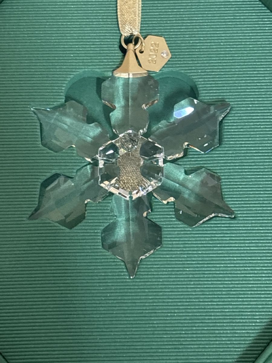 Swarovski Tutte le decorazioni: Swarovski Ornament Schneeflocke 2022 – Nuovo e nell'imballaggio originale da Bonaduz venduto da Jomby 1