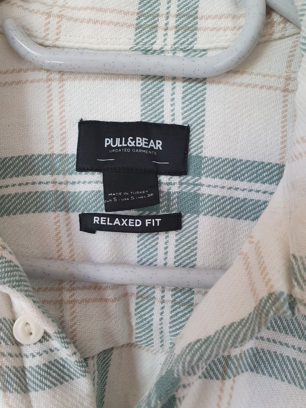 Pull&Bear Camicie: Herren Hemd kariert Pull&Bear Relaxed Fit Grösse S – Usato da Kloten venduto da Hektor44 1