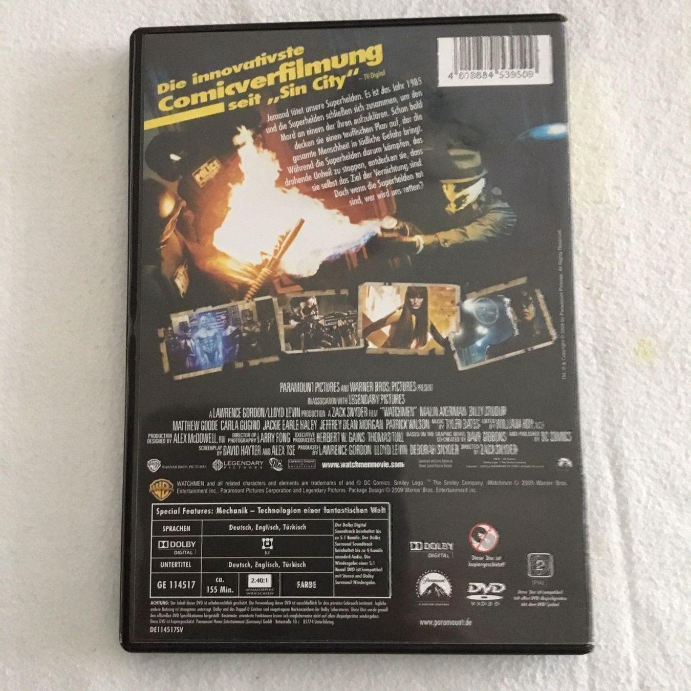 Tutti i DVDs: Watchmen Die Wächter - dvd – Nuovo (secondo la descrizione) da Blauen venduto da berlingo65 1