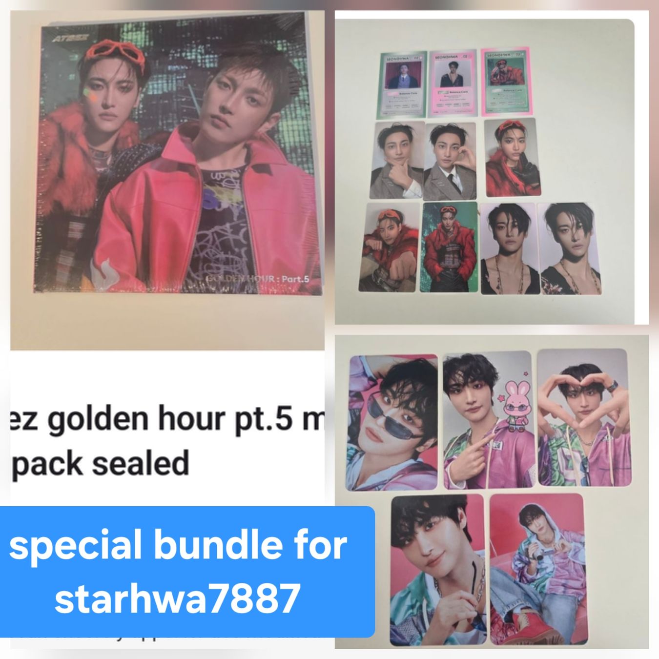 Carte collezionabili: ateez special bundle for starhwa7887  – Usato da Vevey venduto da Shelovesyu._.u