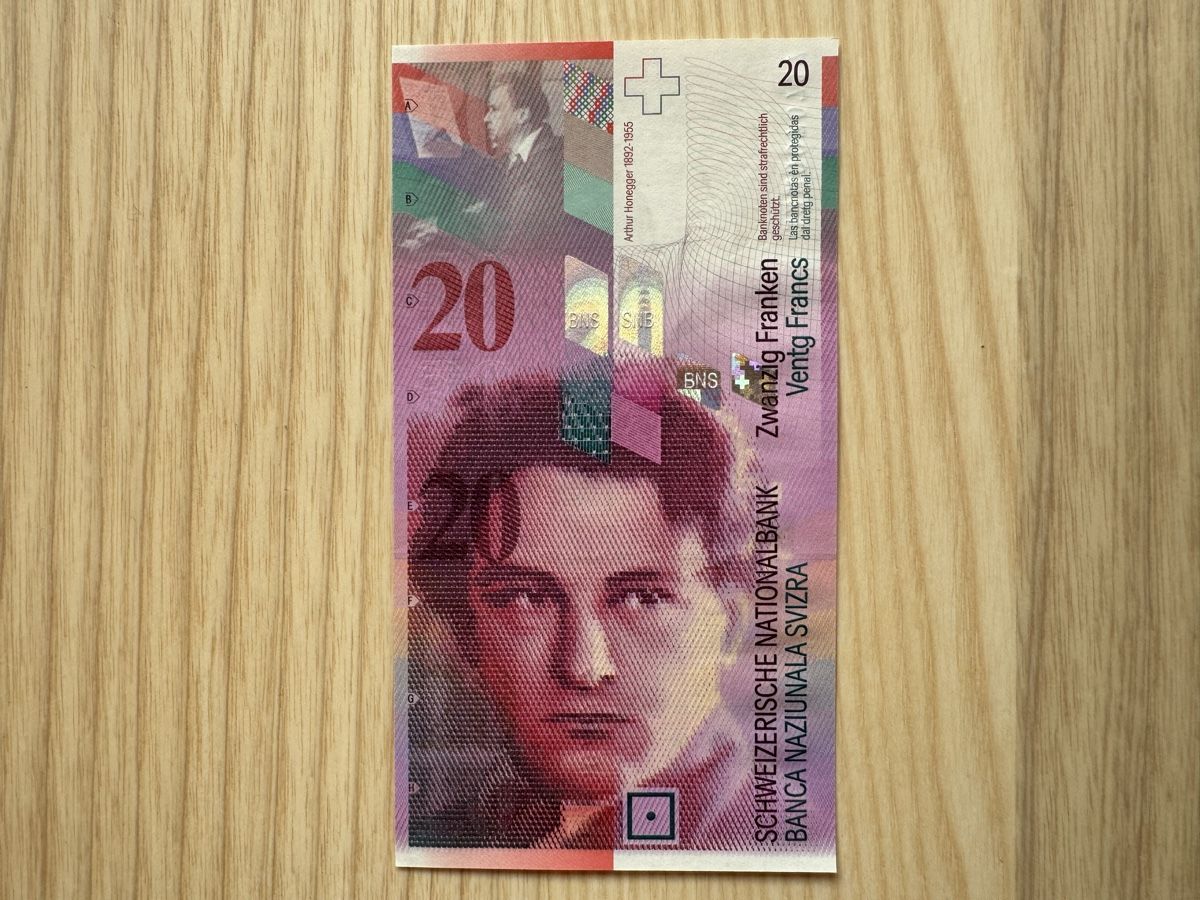 Banconote: 20 CHF Note - Schweizer Banknote - einwandfrei – Nuovo (secondo la descrizione) da Unterwasser venduto da Kaiser1652