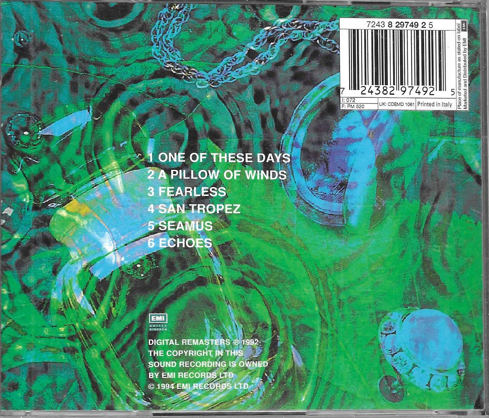CDs: Pink Floyd - Meddle – Gebraucht aus Savagnier von Ne2065 1
