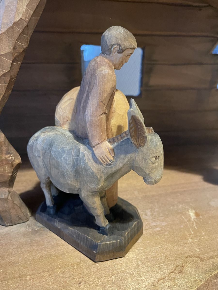 Statuette: Hirte mit Esel E.Thomann Brienz – Usato da Flawil venduto da Naphtali 1