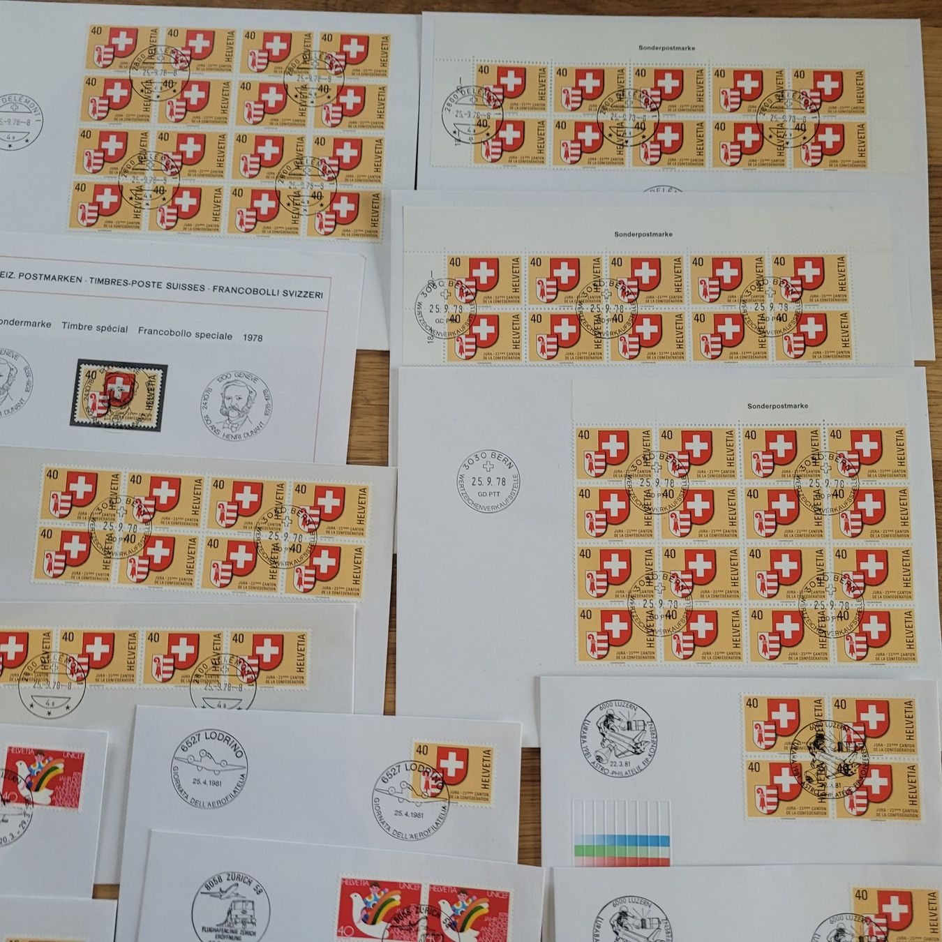 Alle Briefmarken: Lot de documents Jura – Gebraucht aus Biel/Bienne von Destockweb 5