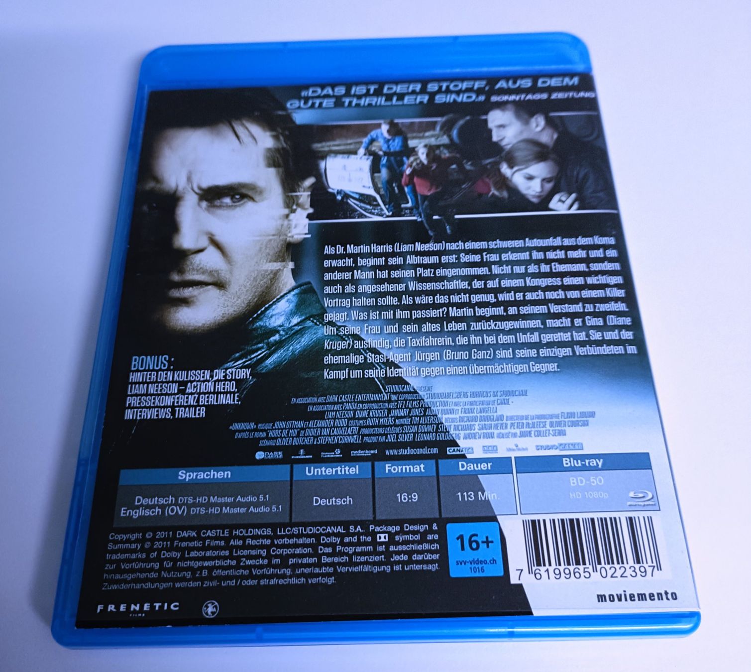 Tutti i DVDs: Unknown Identity (Blu-Ray) – Nuovo (secondo la descrizione) da Köniz venduto da Movieportal007 1