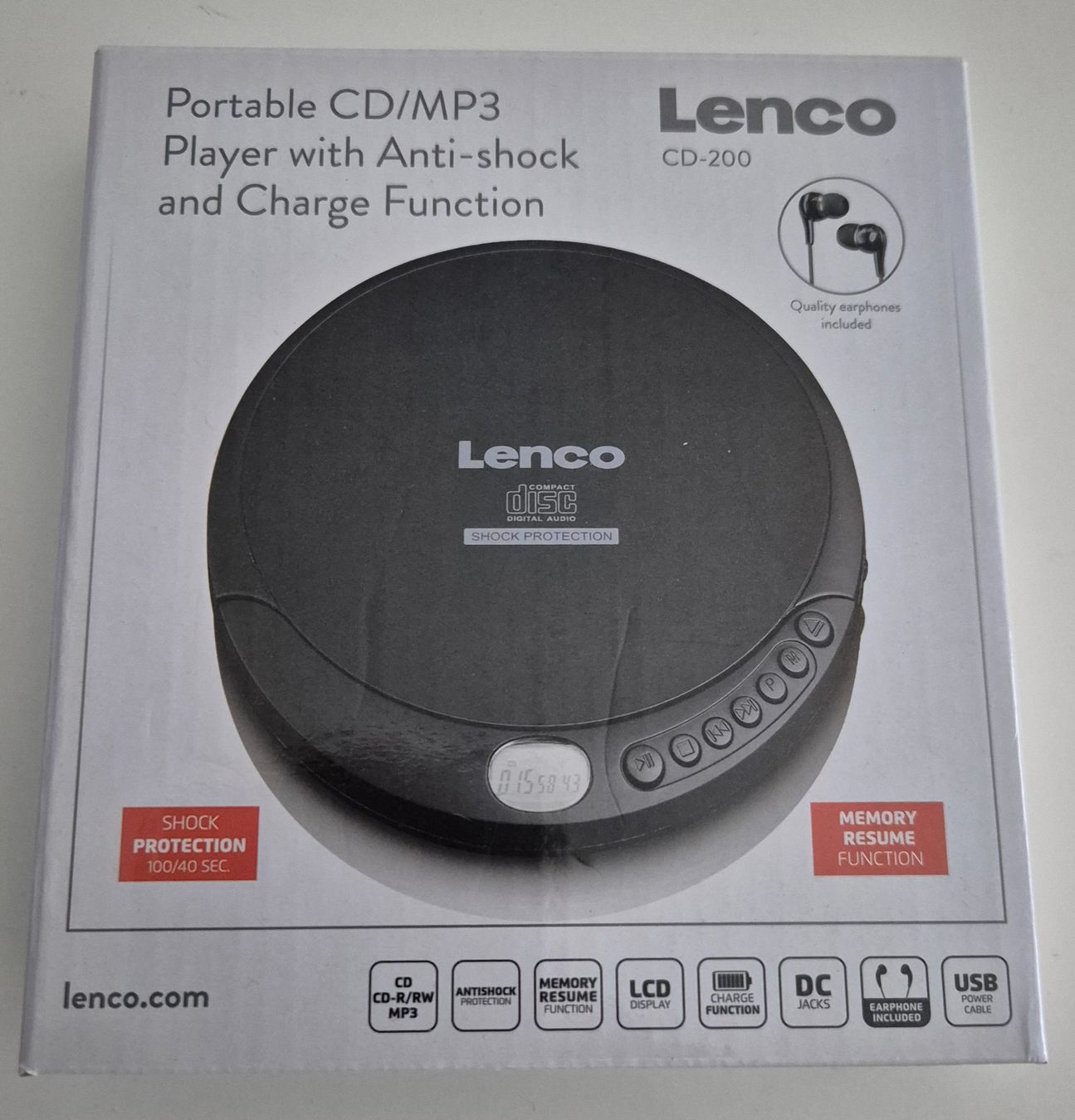 Lenco Tragbarer Mediaplayer: Lenco CD 200 CD - MP3 - Player – Neu (gemäss Beschreibung) aus Zug von storsi 1