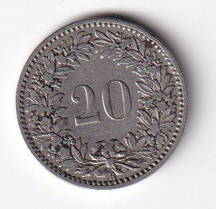 Tutti le monete: Schweiz 20 Rappen 1899rar – Usato da Neuchâtel venduto da karlpierrino 1
