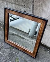 Schöner Vintage Spiegel mit Facettenschliff 52cm