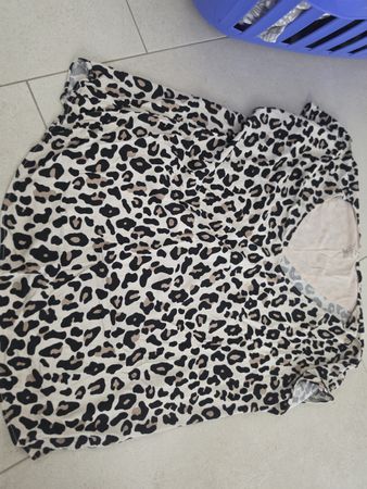 Marc Cain Shirt, Top, Gr. N6/L, Leopard Muster, Sommer
