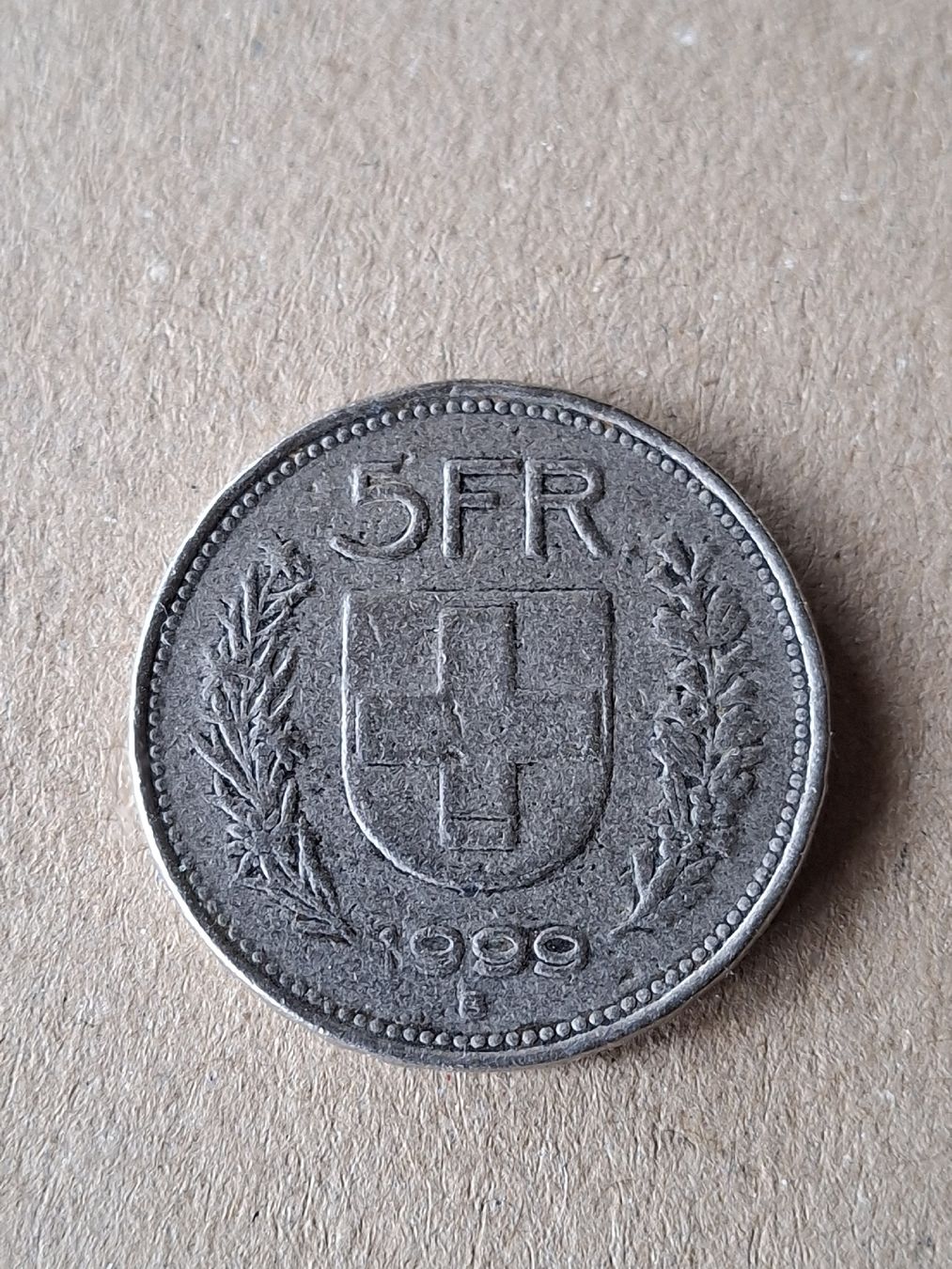 Tutti le monete: 5 Fr  Münze 1999 – Usato da Lohn-Ammannsegg venduto da schwerti53