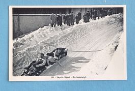 Leysin - Wintersport - Bobsleigh - Bob Abfahrt