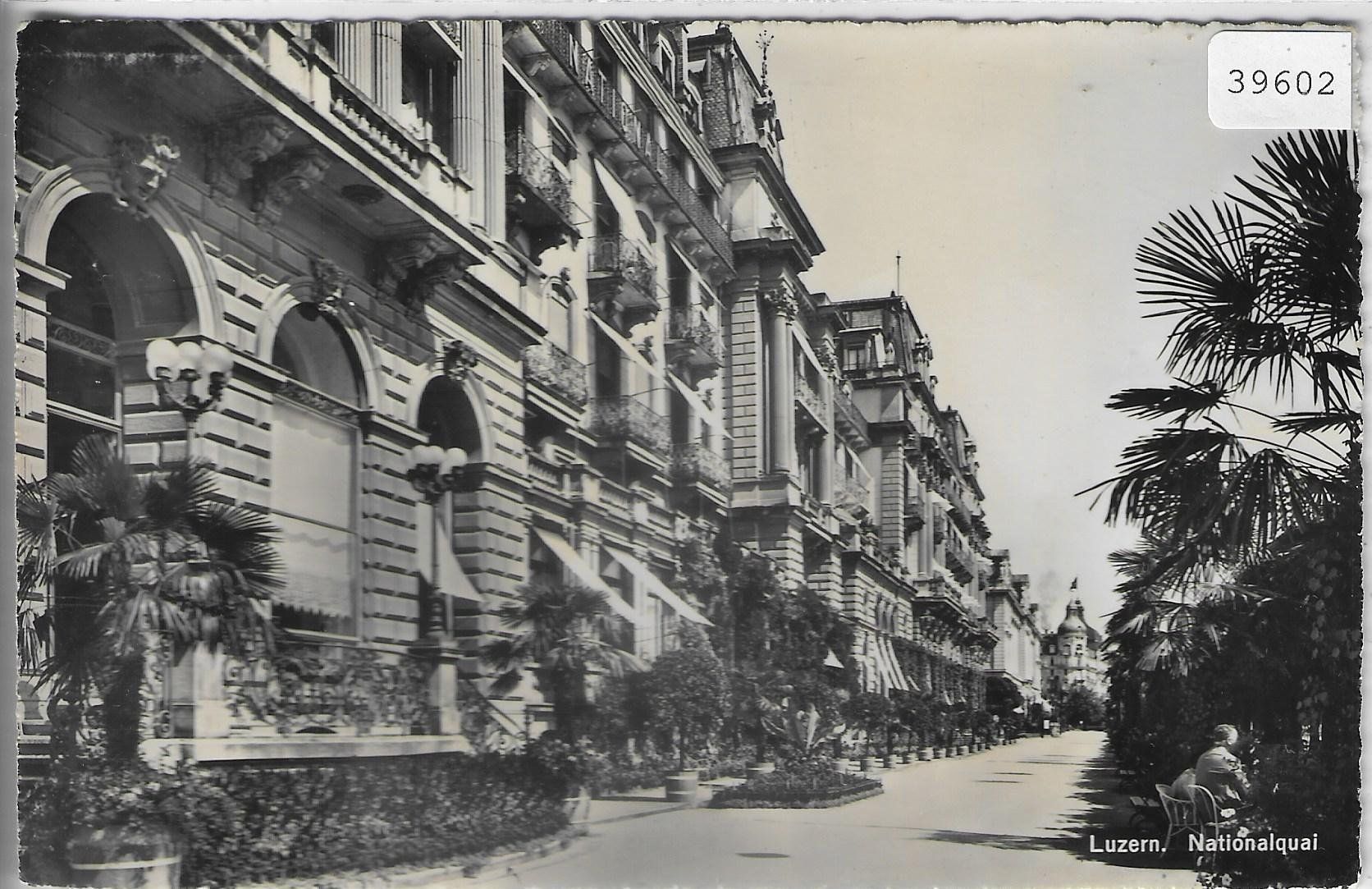 Cartoline postali: Luzern - Nationalquai – Usato da Ettingen venduto da Kartenplanet