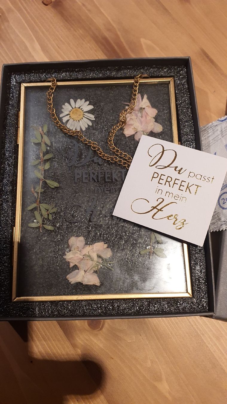 Foto & Immagini: NEUES Glasbild mit Blumen  – Nuovo e nell'imballaggio originale da Flawil venduto da minggeli83 1