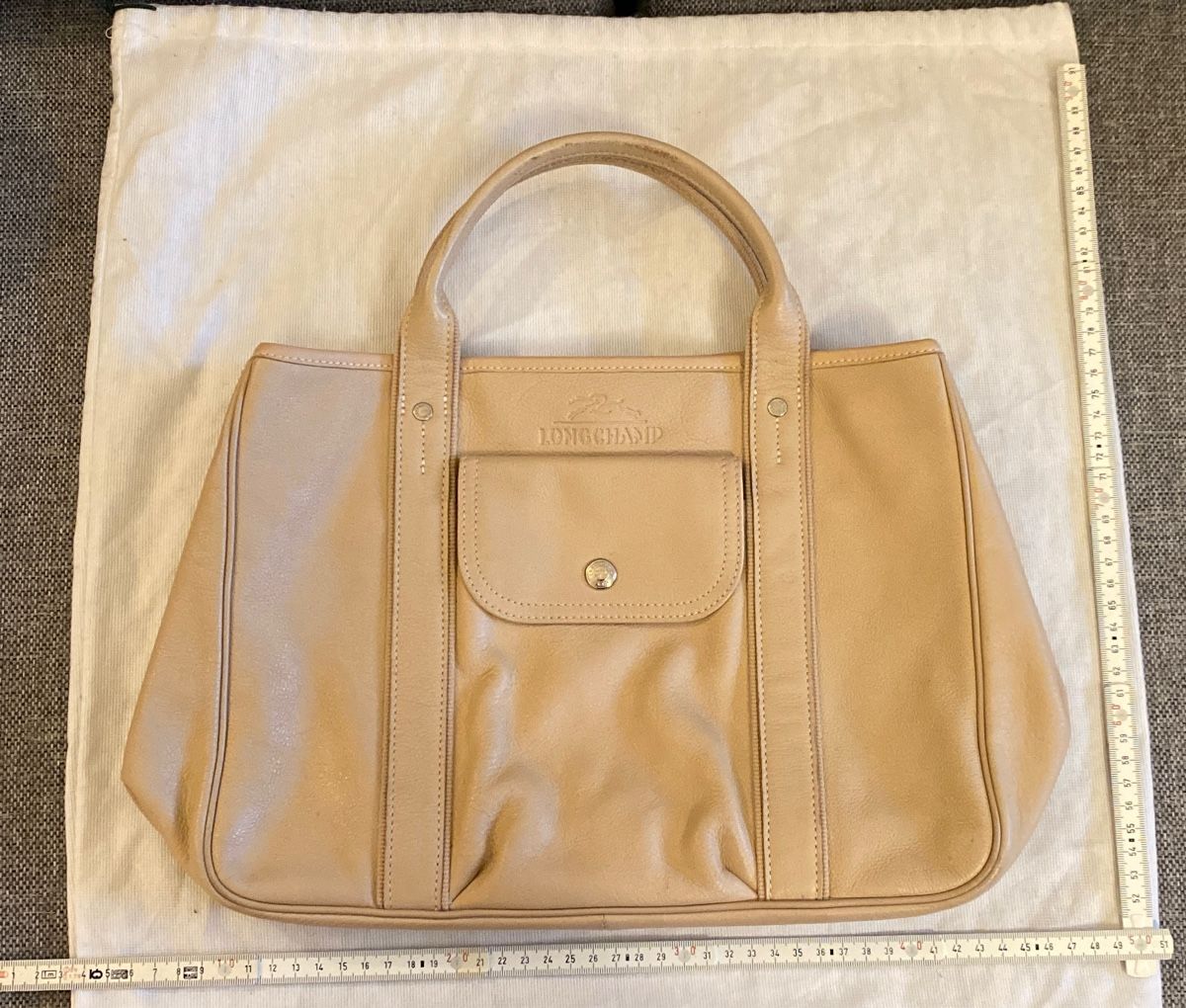 Longchamp Sacs femmes: Longchamp Lederhandtasche Beige – D'occasion à Zürich par ista_0110 3