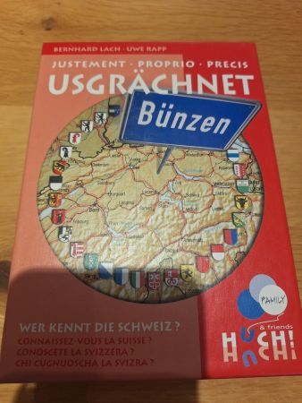 Gesellschaftsspiel Usgrächnet Huch and friends Schweiz