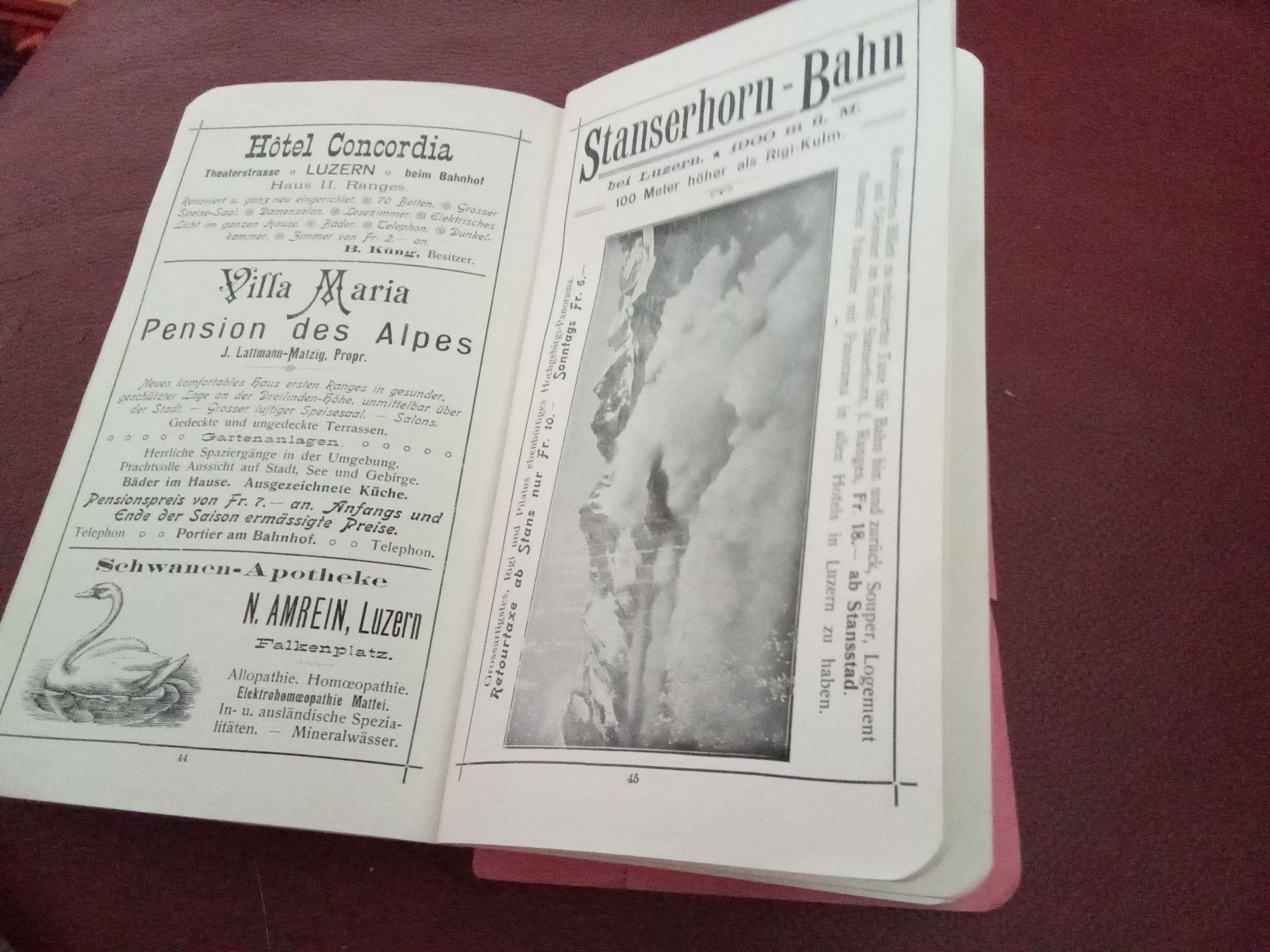 Libri: DER GLETSCHER-GARTEN LUZERN UM 1910 – Usato da Muri BE venduto da Alk 6