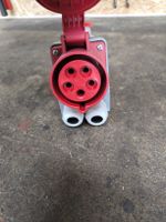 Industriesteckdose 32A  IP44, 380 und 240V Eurosteckdose